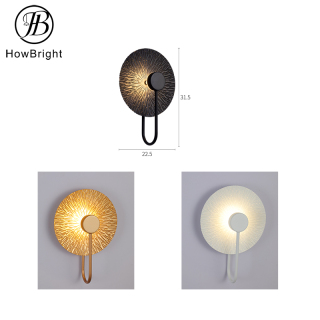 Kinkiet LED metalowy, hotelowy, nastrojowy