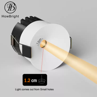 Recessed LED Spotlight Curved Surface Ring Design Downlight