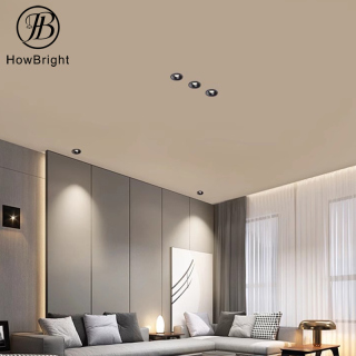Recessed LED Spotlight Curved Surface Ring Design Downlight