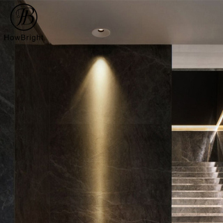 Aluminum Recessed Ceiling Downlight COB Round LED Spotlight