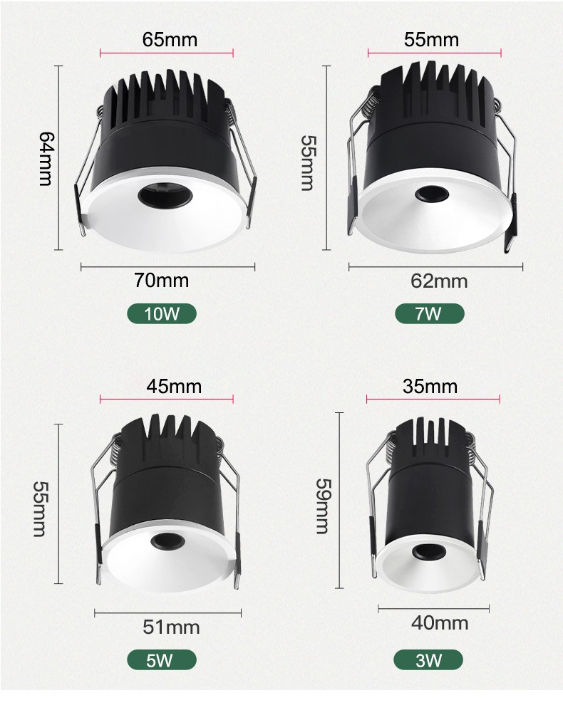Aluminum Recessed Downlight