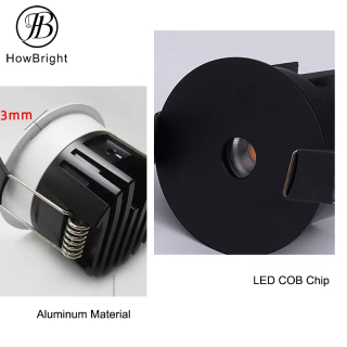Commercial Anti-Glare Downlight Narrow Edge Recessed LED Spotlight