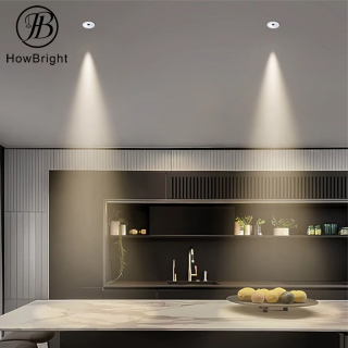 Commercial Anti-Glare Downlight Narrow Edge Recessed LED Spotlight