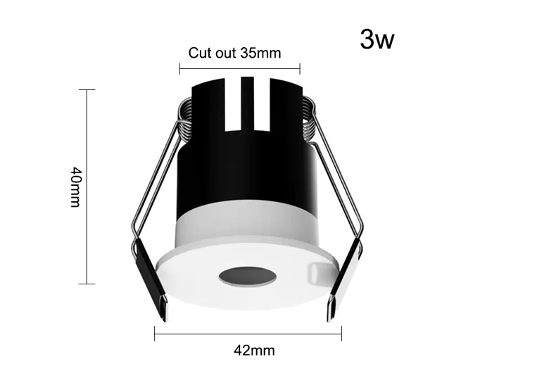 Recessed Aluminum downlight