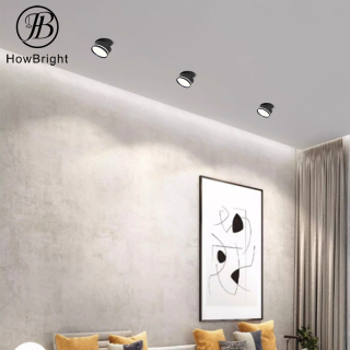 Aluminum 10W LED Recessed downlight with acrylic ring Adjustable Led spotlight