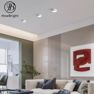 Aluminum 10W LED Recessed downlight with acrylic ring Adjustable Led spotlight