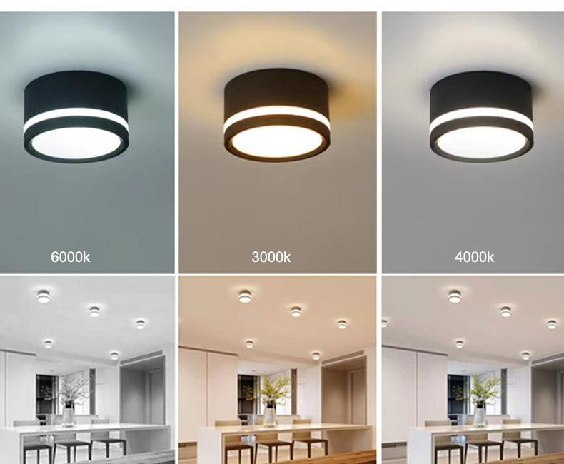 LED downlight with acrylic ring