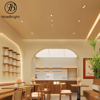 Square Ceiling Recessed Down Lights 7W 9W Led Embedded SMD Spotlight