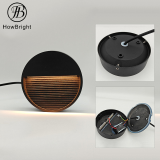 Aluminum LED Round LED Stair Light IP54 Waterproof Step Lighting