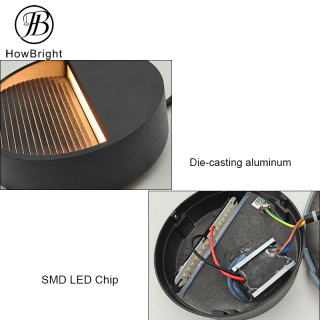 Aluminum LED Round LED Stair Light IP54 Waterproof Step Lighting