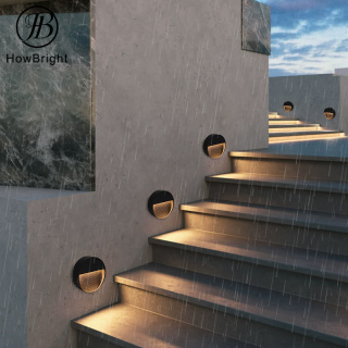 Aluminum LED Round LED Stair Light IP54 Waterproof Step Lighting