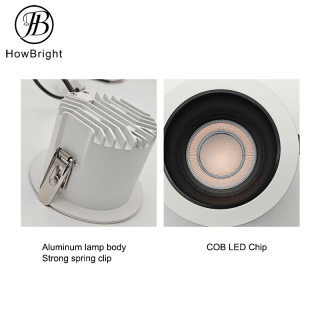 High Luminous Efficiency Recessed LED Spotlight