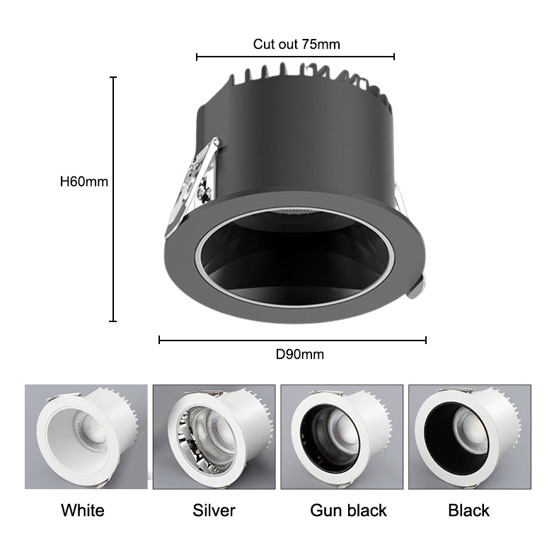 Anti-Glare Spotlight