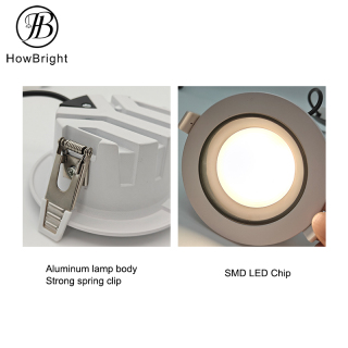 6W/12W Aluminum Soft Light LED Recessed Downlight