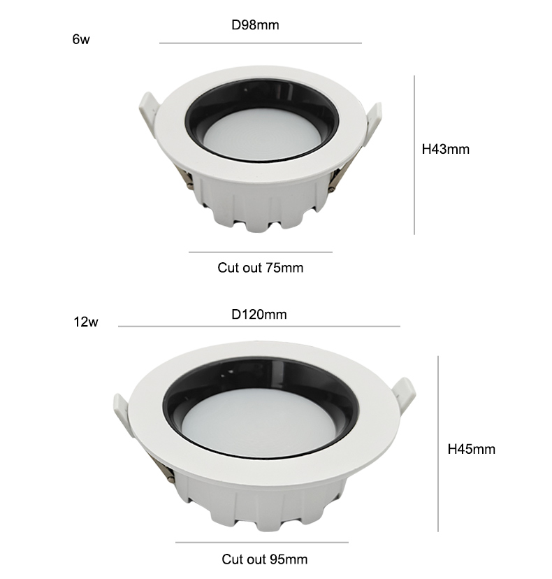 Warm White Recessed Spotlight