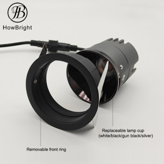 12W IP65 LED Anti-Glare Recessed Downlight