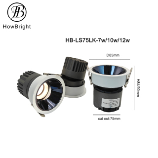 Aluminum Adjustable Recessed Downlight