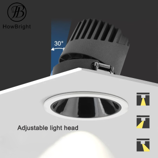 Aluminum Adjustable Recessed Downlight