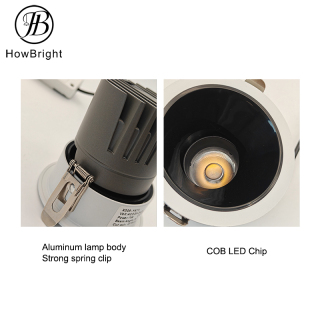 Anti-Glare 7W/10W Adjustable LED Recessed Downlight