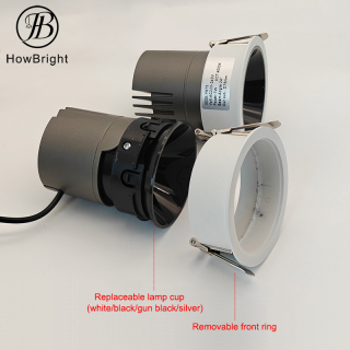 Anti-Glare 7W/10W Adjustable LED Recessed Downlight