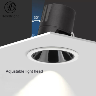 Anti-Glare 7W/10W Adjustable LED Recessed Downlight