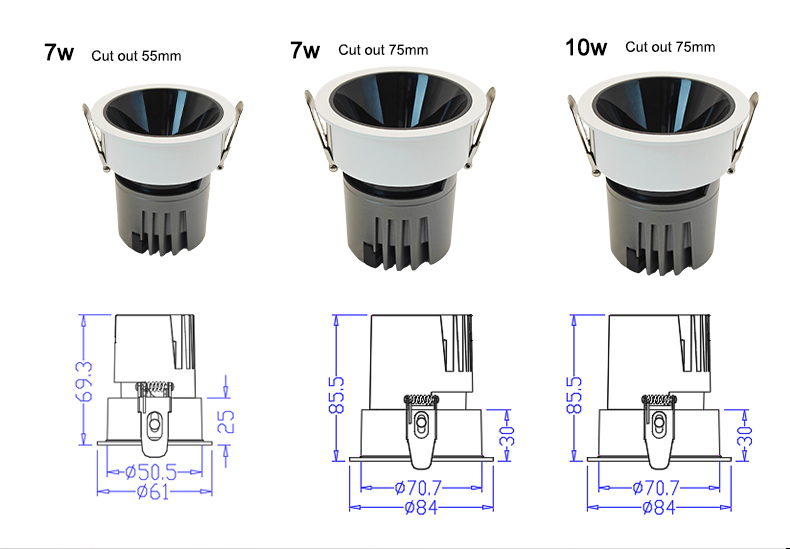 Anti-Glare Ceiling Spotlight Anti-Glare Ceiling Spotlight