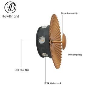 Настенный светодиодный светильник с рассеянным свечением для гостиной