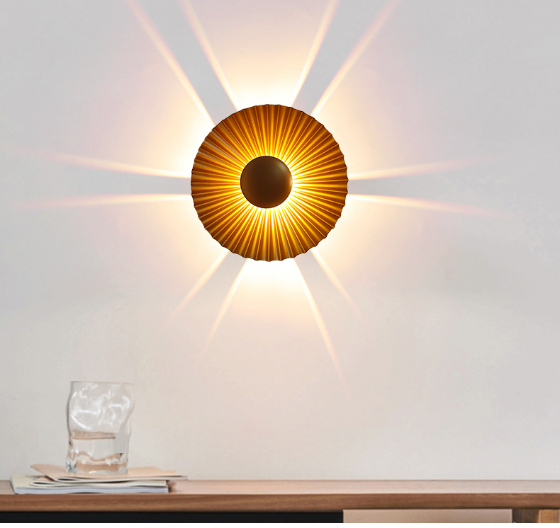 Sunburst LED Wall Light
