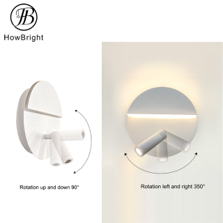 Minimalist Round Dual Light Source LED Wall light