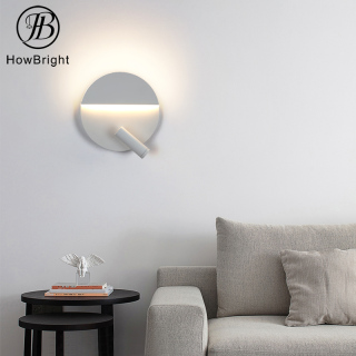 Minimalist Round Dual Light Source LED Wall light