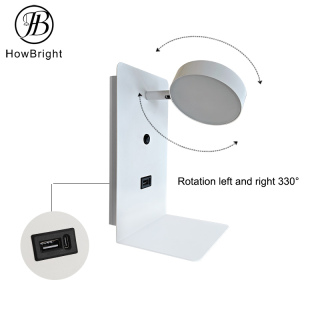 Indoor Minimalist Adjustable 6W LED Bedside Wall Sconces