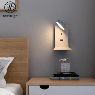 Indoor Minimalist Adjustable 6W LED Bedside Wall Sconces