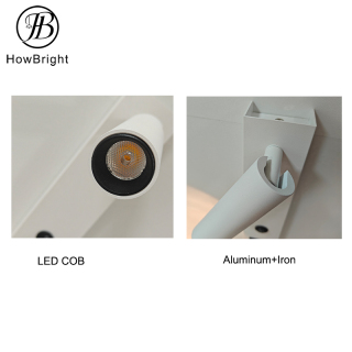 Indoor LED Wall Lamp with USB Charging Port