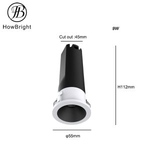 Aluminum Mini LED Recessed Spotlight