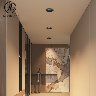 Indoor Aluminum curve design LED Recessed Mini Spotlight