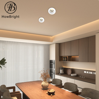 Indoor Aluminum curve design LED Recessed Mini Spotlight