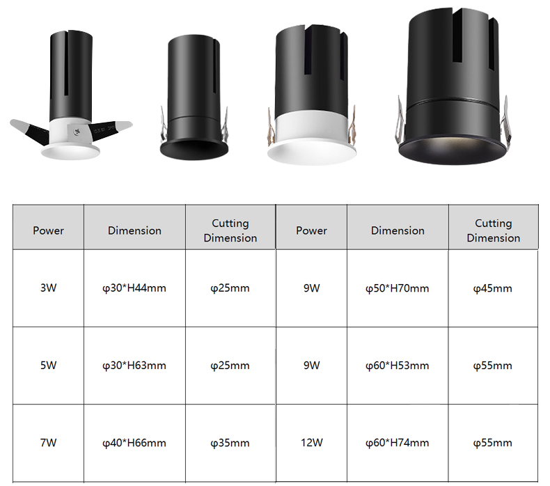 Aluminum Recessed Spotlight Aluminum Recessed Spotlight
