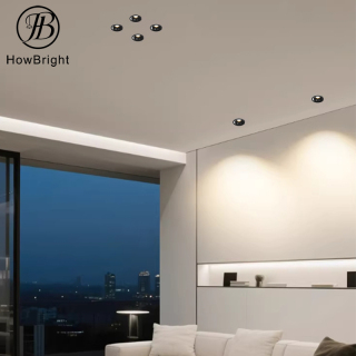 Aluminum 3W-15W Curved LED Recessed Downlight