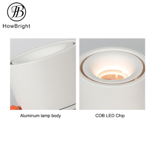 Aluminum Anti-Glare LED COB Ceiling Downlight for Hotel