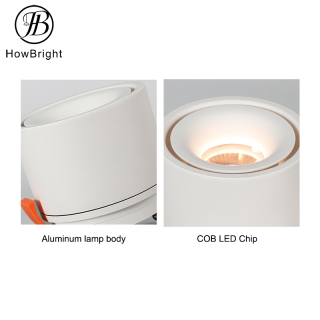 Commercial Aluminum 12W Adjustable LED Downlight