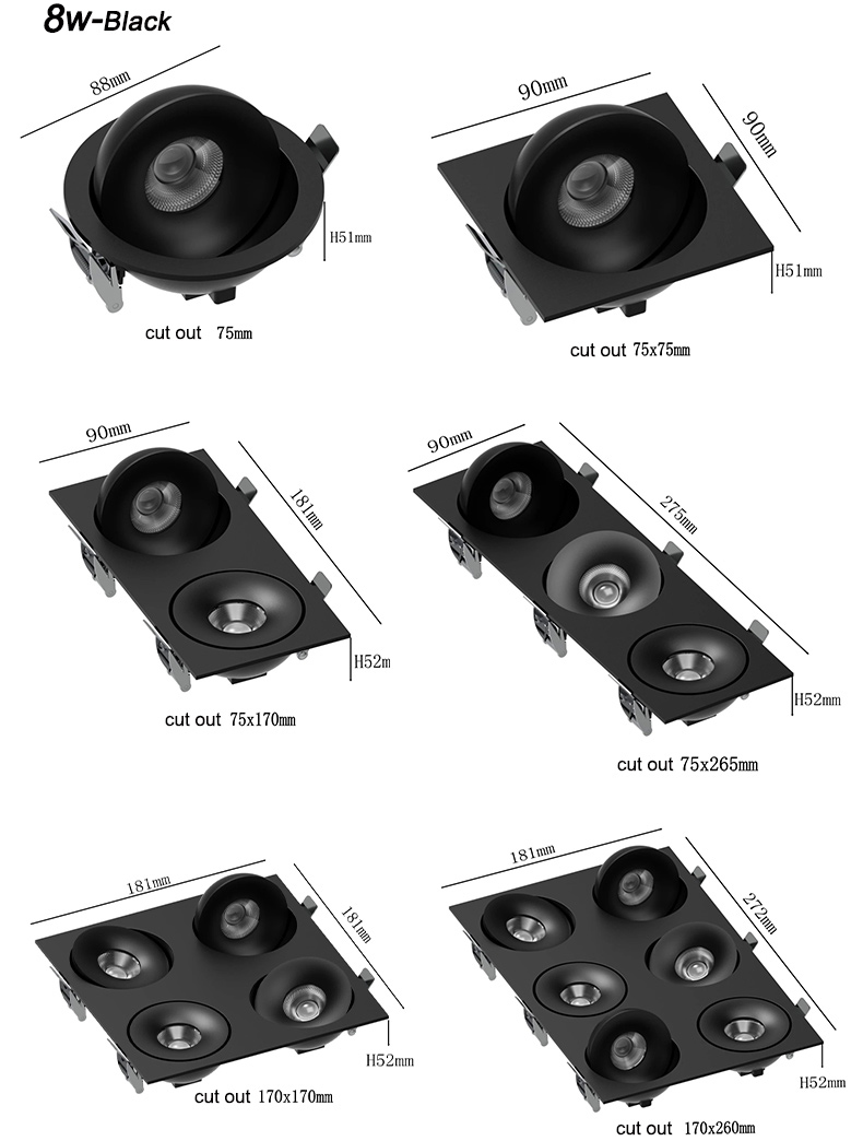 Recessed Ceiling Spotlight