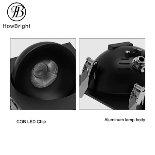 Modern Square Multi-Head Adjustable LED Recessed Spotlight