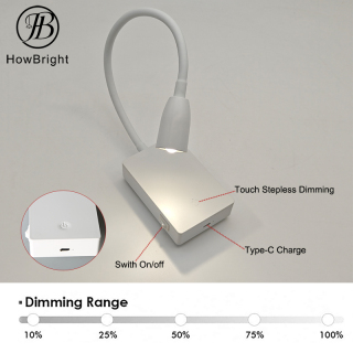 LED Portable Rechargeable Reading Wall Lamp