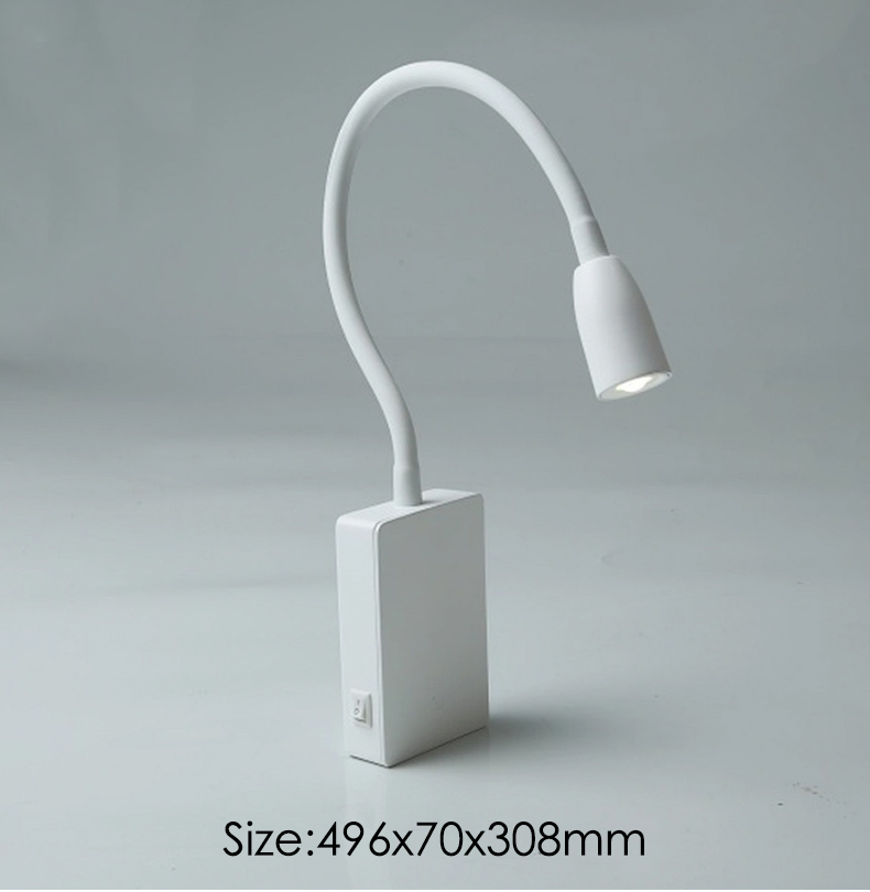 LED reading wall light
