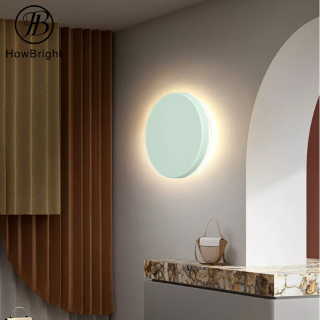 Modern Round Dimmable LED Rechargeable Wall Sconce