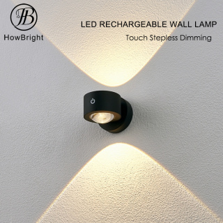 350° Rotatable Touch Dimmable LED Rechargeable Wall light
