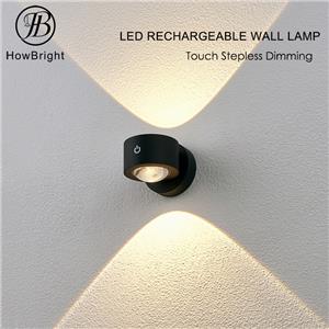 350° Rotatable Touch Dimmable LED Rechargeable Wall light