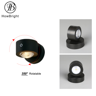 350° Rotatable Touch Dimmable LED Rechargeable Wall light