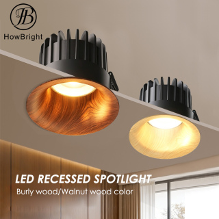 Curved Frameless Anti-Dazzle Alumium LED Embedded Downlight