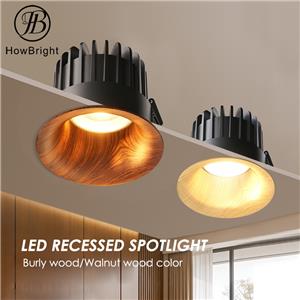 Curved Frameless Anti-Dazzle Alumium LED Embedded Downlight
